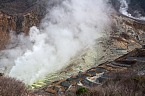 箱根大涌谷の噴煙 2017